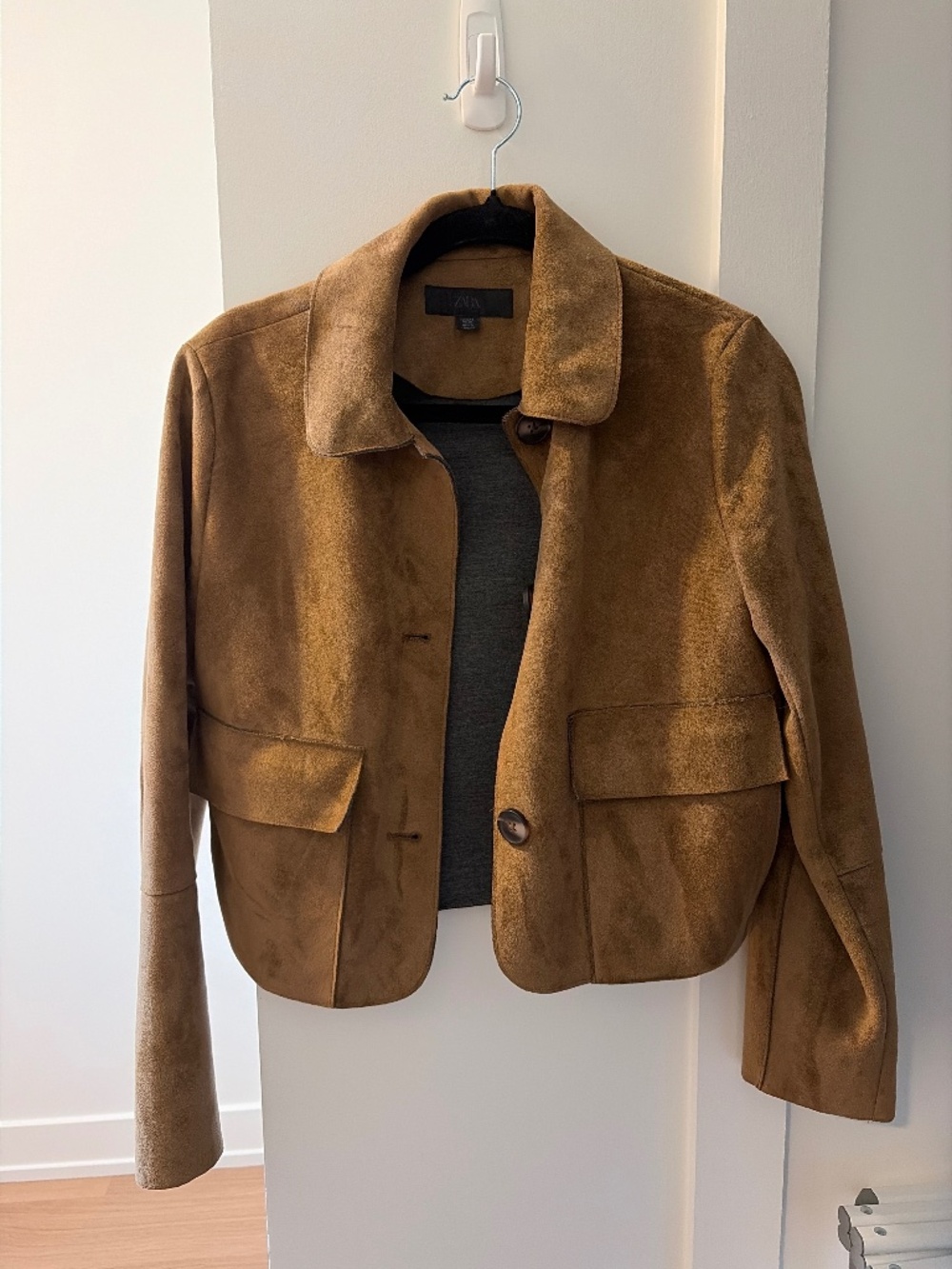 Zara brown suede jacket